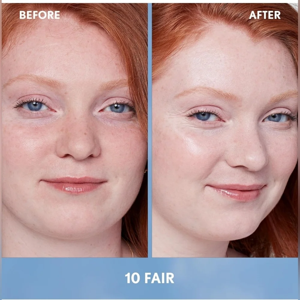 Covergirl Simply Ageless Skin Perfector Essence Foundation, 10 Fair, NEW Tinted